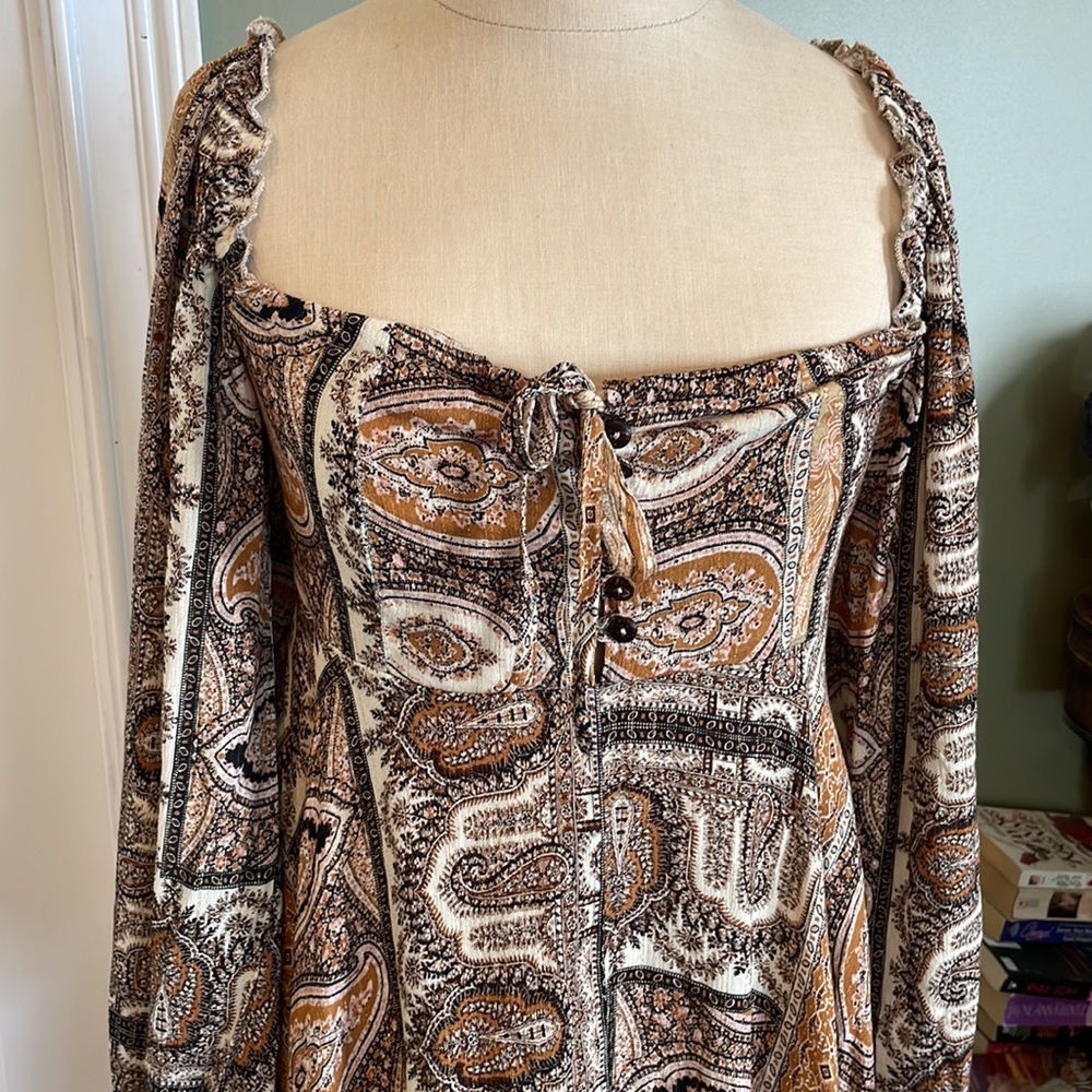 Vici Nancy Shimmer Patchwork Dress - image 3